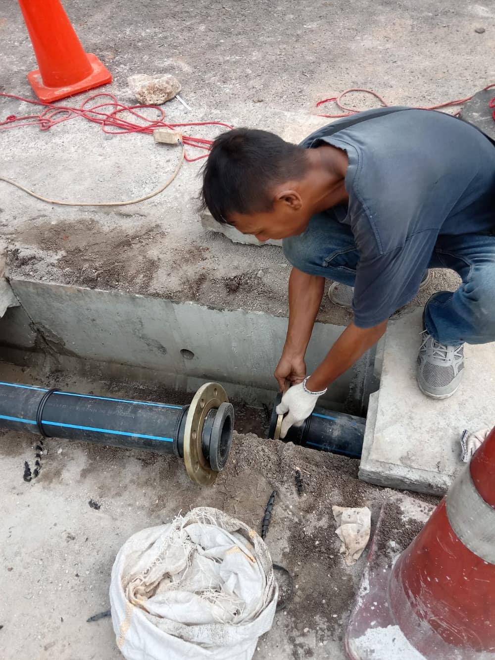 Instalasi Pipa HDPE 6