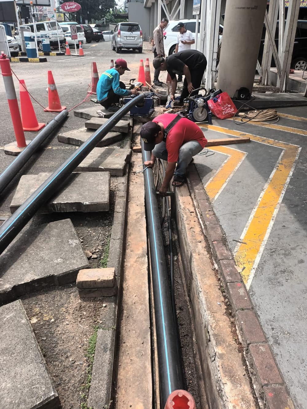 Instalasi Pipa HDPE 16