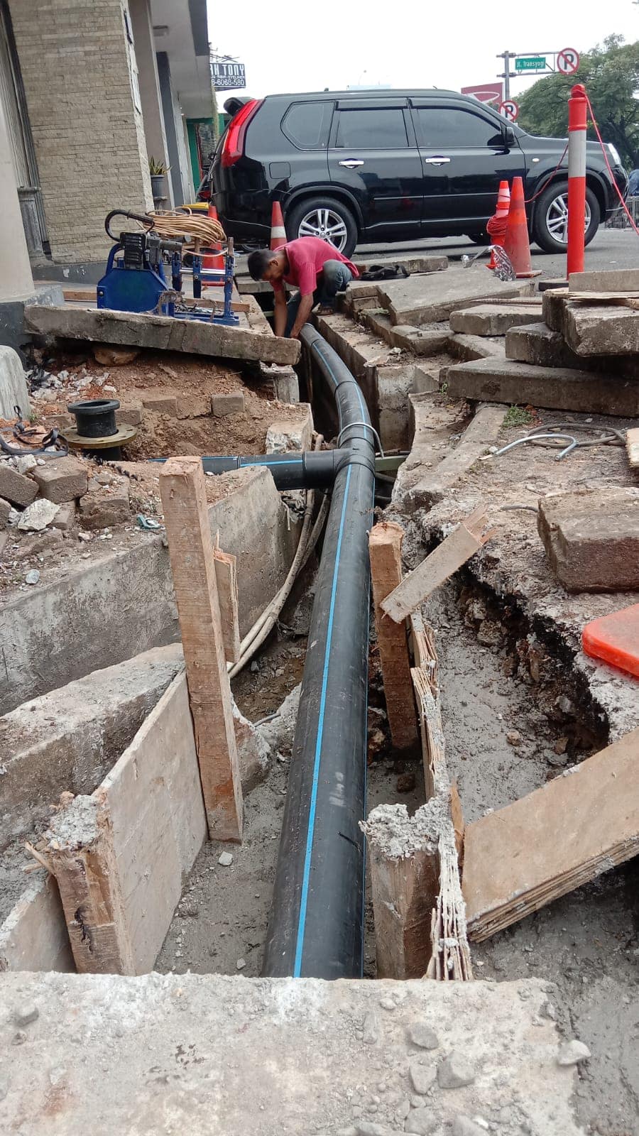 Instalasi Pipa HDPE 18